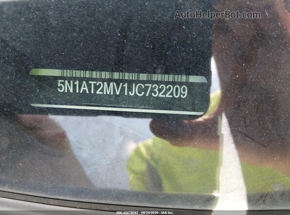 5N1AT2MV1JC732209 2018 NISSAN ROGUE White Вид підкапотного простору