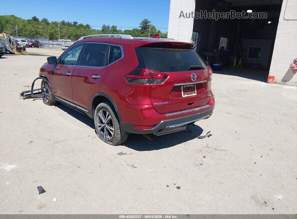 5N1AT2MV1JC753495 2018 NISSAN ROGUE Red Հետևի ձախ