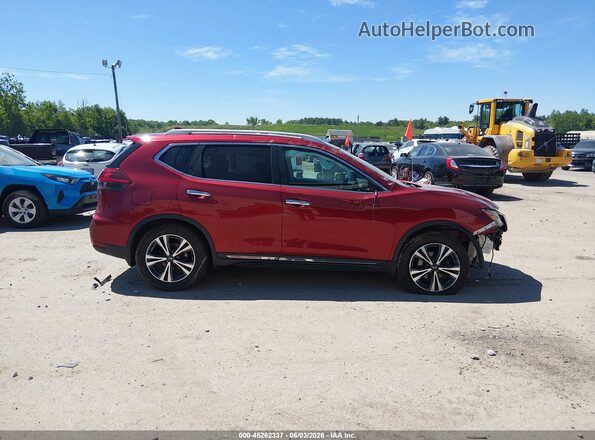 5N1AT2MV1JC753495 2018 NISSAN ROGUE Red Սալոնի 360 աստիճան տեսք