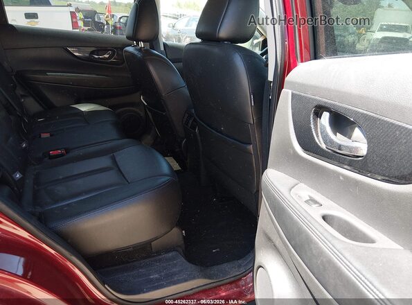 5N1AT2MV1JC753495 2018 NISSAN ROGUE Red VIN կոդի պիտակի տեսք