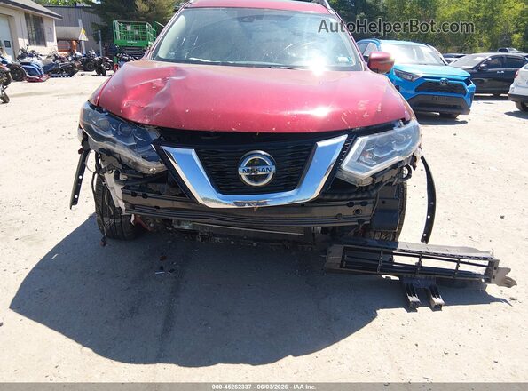 5N1AT2MV1JC753495 2018 NISSAN ROGUE Red Դիմացի տեսք