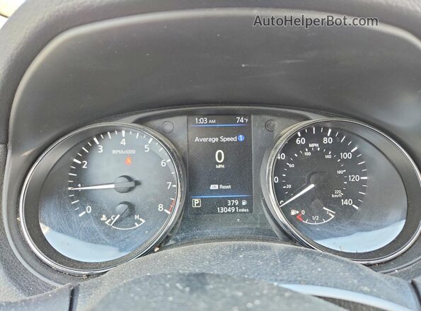 5N1AT2MV1KC716089 2019 NISSAN ROGUE Black Instrument cluster view