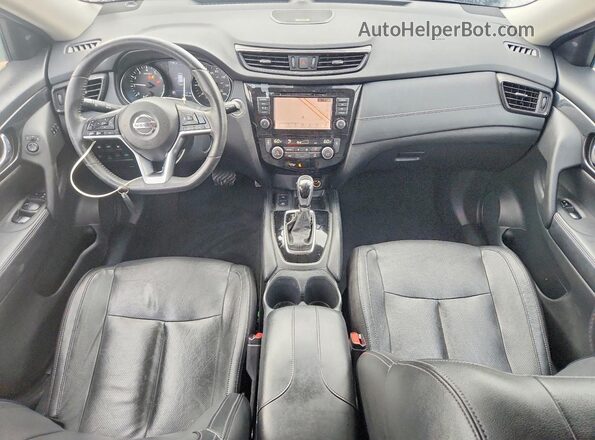 5N1AT2MV1KC730381 2019 NISSAN ROGUE Charcoal Առջևի վահանակի տեսք
