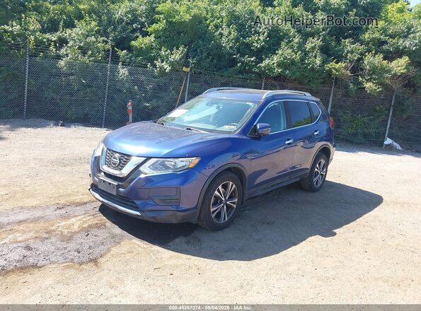 5N1AT2MV1KC768774 2019 NISSAN ROGUE Blue 