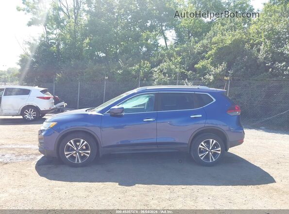 5N1AT2MV1KC768774 2019 NISSAN ROGUE Blue 