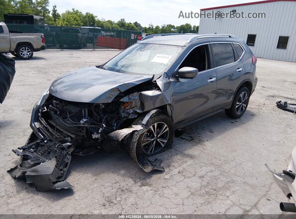5N1AT2MV1LC715025 2020 NISSAN ROGUE Gray Առջևի ձախ երեք քառորդ տեսարան