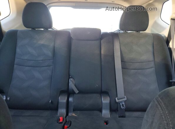 5N1AT2MV2GC732518 2016 NISSAN ROGUE Black Rear seats view