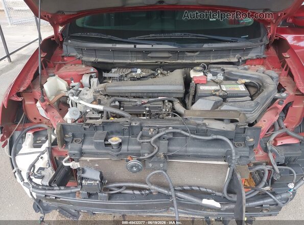 5N1AT2MV2GC741946 2016 NISSAN ROGUE Красный Вид сзади