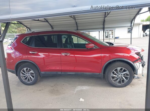 5N1AT2MV2GC741946 2016 NISSAN ROGUE Красный Панорамный вид салона 360°