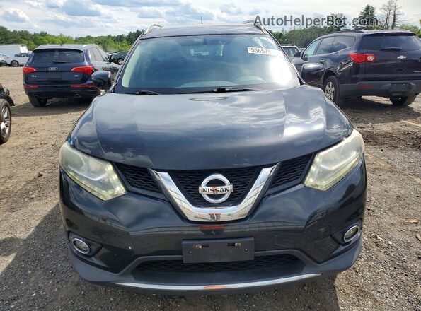5N1AT2MV2GC766877 2016 NISSAN ROGUE Black Widok z przodu