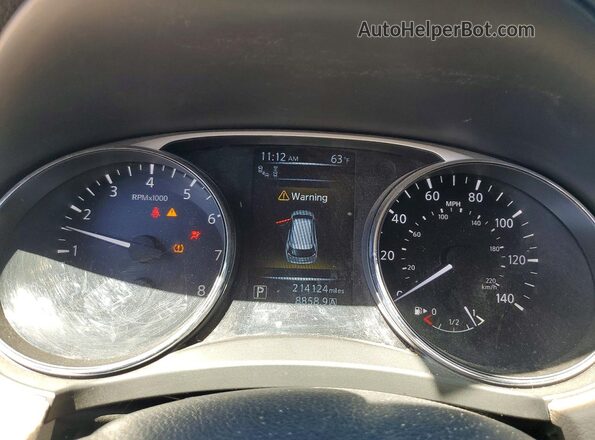 5N1AT2MV2GC810523 2016 NISSAN ROGUE White Սարքավորումների վահանակի տեսք