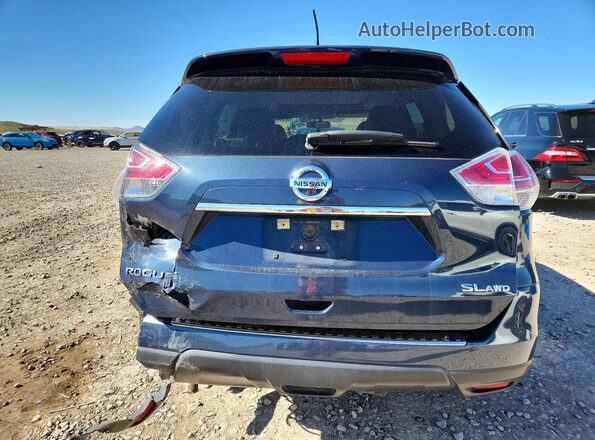 5N1AT2MV2GC838564 2016 NISSAN ROGUE Blue Vista trasera