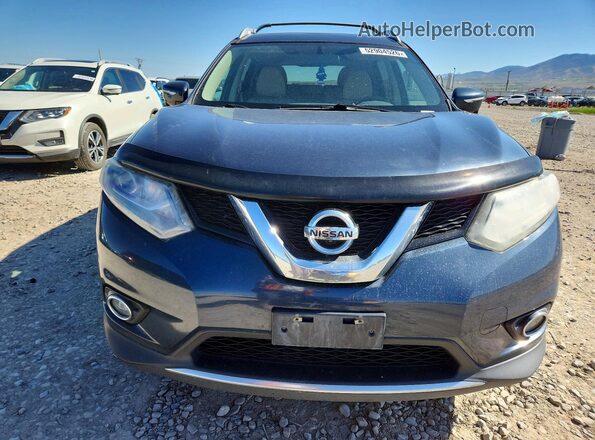 5N1AT2MV2GC838564 2016 NISSAN ROGUE Blue Vista frontal
