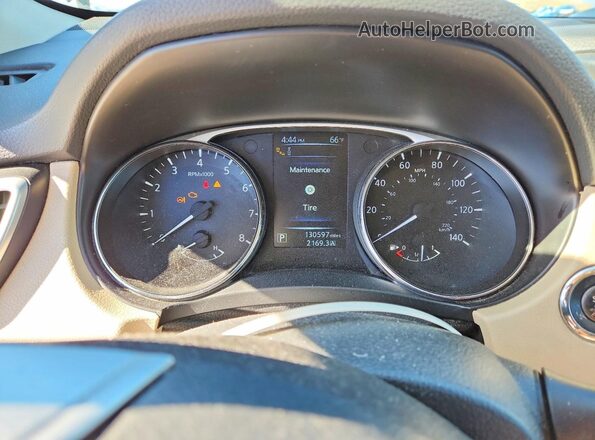5N1AT2MV2GC838564 2016 NISSAN ROGUE Blue Vista del cuadro de instrumentos