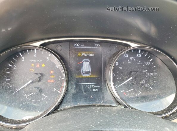 5N1AT2MV2GC842839 2016 NISSAN ROGUE White Սարքավորումների վահանակի տեսք