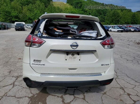 5N1AT2MV2GC842839 2016 NISSAN ROGUE White Հետևի տեսք