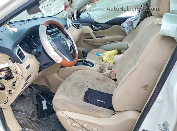 5N1AT2MV2GC842839 2016 NISSAN ROGUE White Սալոնի դիմացի տեսք