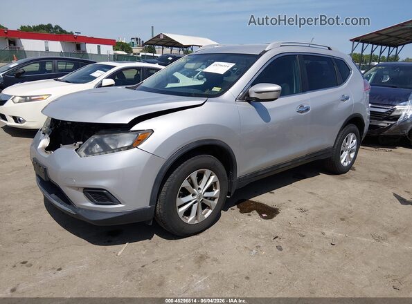 5N1AT2MV2GC920245 2016 NISSAN ROGUE Silver წინა მარცხენა ხედი სამი მეოთხედიდან