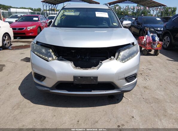 5N1AT2MV2GC920245 2016 NISSAN ROGUE Silver ხელსაწყოთა პანელის ხედი