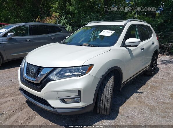5N1AT2MV2HC743570 2017 NISSAN ROGUE White Vista tres cuartos delantera izquierda