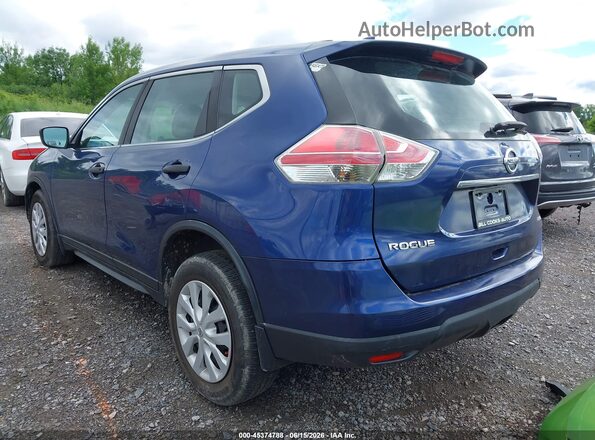 5N1AT2MV2HC783230 2017 NISSAN ROGUE Blue Trasero izquierdo