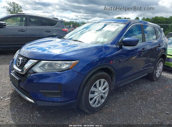 5N1AT2MV2HC783230 2017 NISSAN ROGUE Blue Vista tres cuartos delantera izquierda