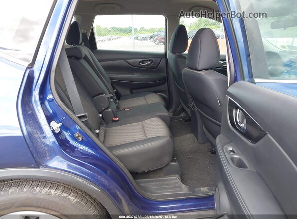 5N1AT2MV2HC783230 2017 NISSAN ROGUE Blue Vista de la etiqueta del VIN