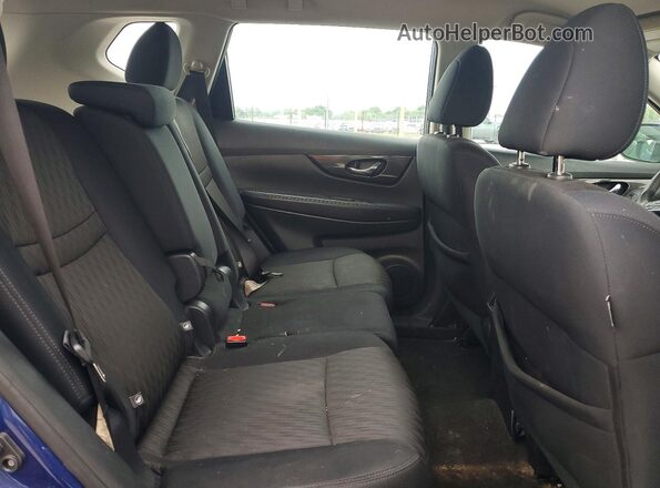 5N1AT2MV2HC799976 2017 NISSAN ROGUE Blue Սալոնի հետևի տեսք