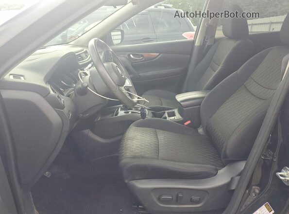 5N1AT2MV2HC829641 2017 NISSAN ROGUE Black Вид салону спереду