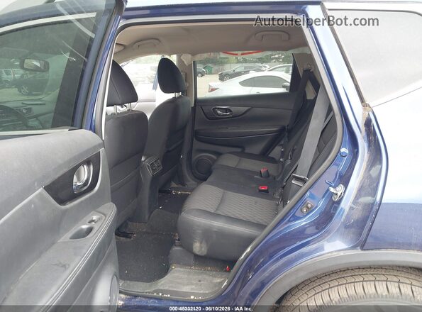 5N1AT2MV2HC871291 2017 NISSAN ROGUE Blue VIN კოდის სტიკერის ხედი