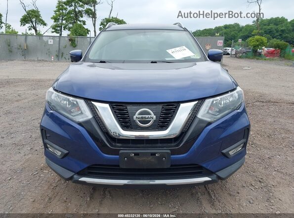 5N1AT2MV2HC871291 2017 NISSAN ROGUE Blue ხელსაწყოთა პანელის ხედი