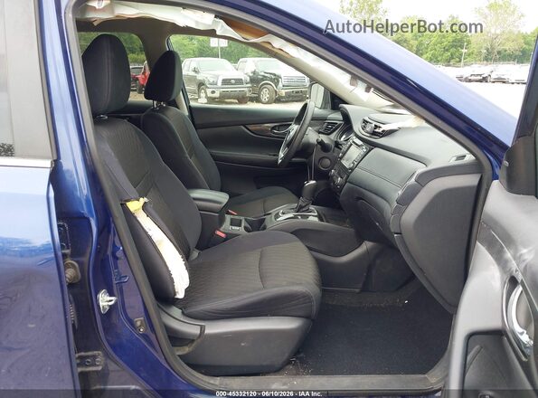 5N1AT2MV2HC871291 2017 NISSAN ROGUE Blue წინა სალონის ხედი