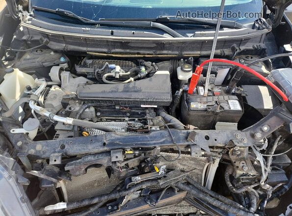 5N1AT2MV2HC879357 2017 NISSAN ROGUE Black Շարժիչի բաժամունքի տեսք