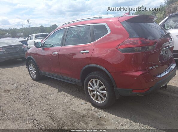 5N1AT2MV2JC710784 2018 NISSAN ROGUE Red Հետևի ձախ