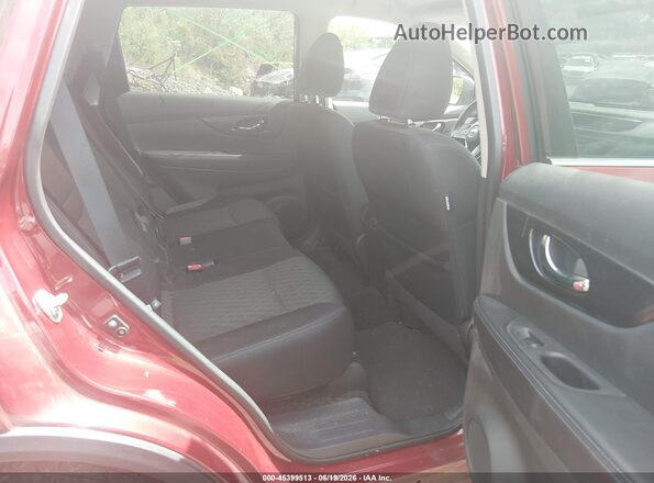5N1AT2MV2JC710784 2018 NISSAN ROGUE Red VIN կոդի պիտակի տեսք