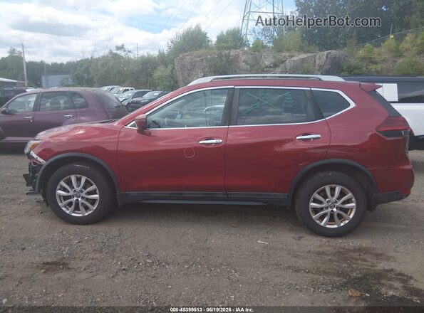 5N1AT2MV2JC710784 2018 NISSAN ROGUE Red 