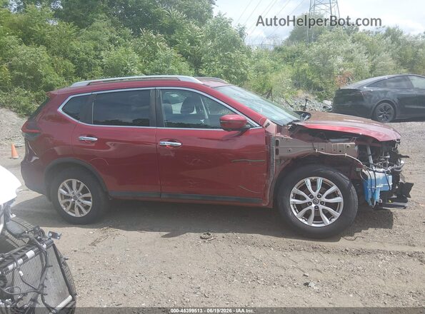5N1AT2MV2JC710784 2018 NISSAN ROGUE Red Սալոնի 360 աստիճան տեսք