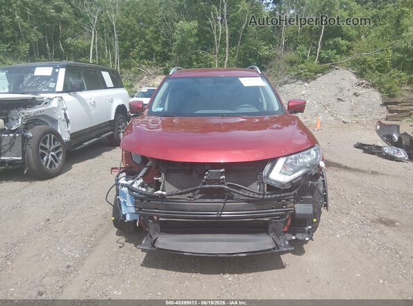 5N1AT2MV2JC710784 2018 NISSAN ROGUE Red Սալոնի հետևի տեսք