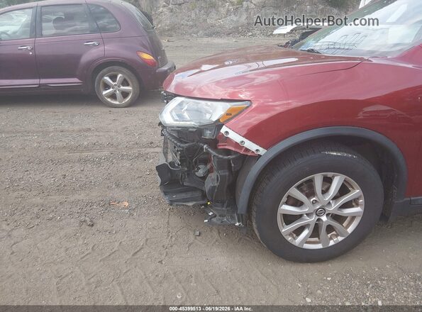 5N1AT2MV2JC710784 2018 NISSAN ROGUE Red 