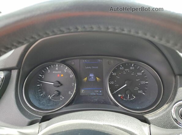 5N1AT2MV2JC711417 2018 NISSAN ROGUE Silver Սարքավորումների վահանակի տեսք