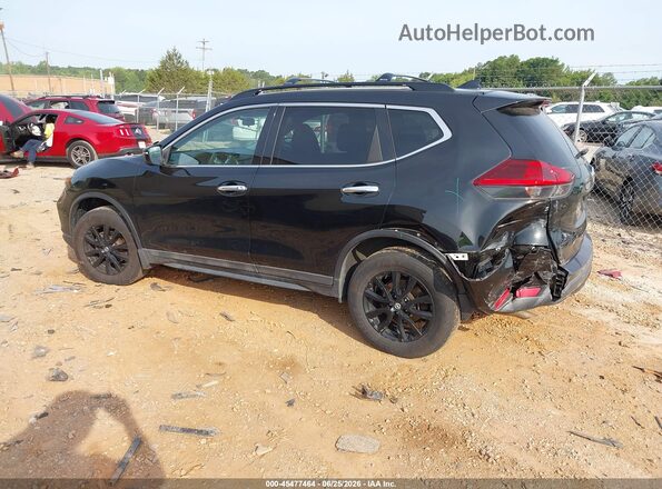 5N1AT2MV2JC743266 2018 NISSAN ROGUE Черный Задняя левая четверть