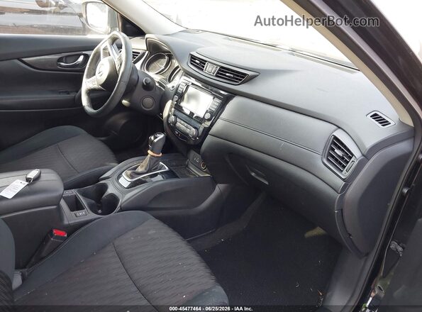 5N1AT2MV2JC743266 2018 NISSAN ROGUE Черный Вид салона спереди