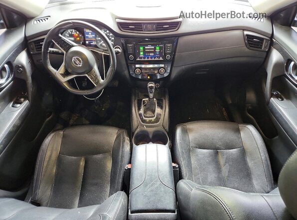 5N1AT2MV2JC827443 2018 NISSAN ROGUE Black Widok deski rozdzielczej
