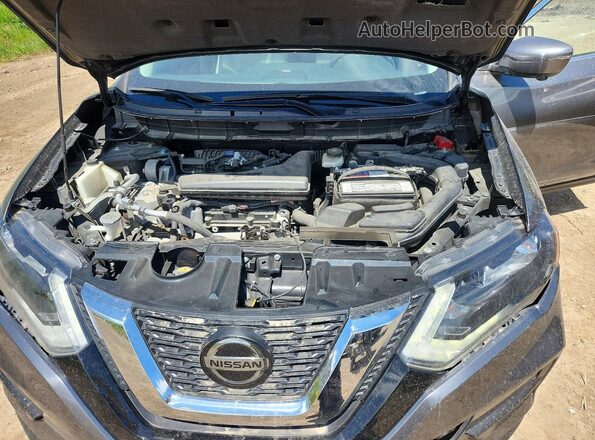 5N1AT2MV2JC830228 2018 NISSAN ROGUE Gray Vista del compartimento del motor