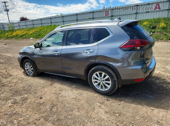 5N1AT2MV2JC830228 2018 NISSAN ROGUE Gray Trasero izquierdo