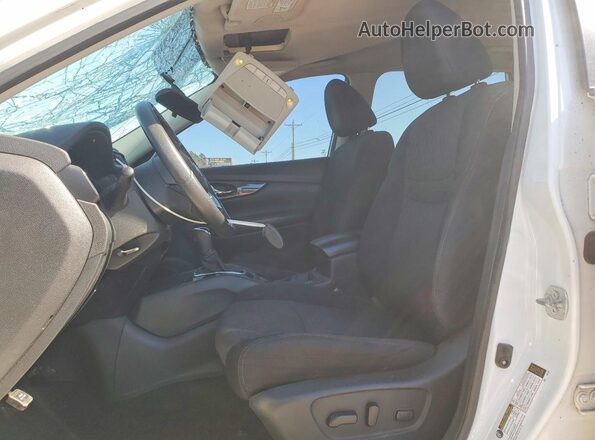 5N1AT2MV2JC843710 2018 NISSAN ROGUE White წინა სალონის ხედი