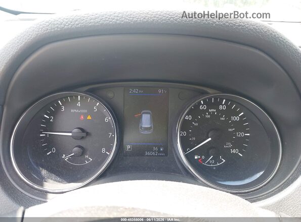 5N1AT2MV2JC850169 2018 NISSAN ROGUE Gray უკანა სავარძლების ხედი