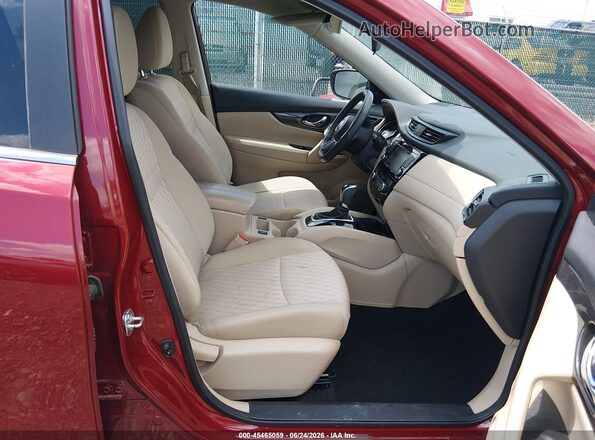 5N1AT2MV2KC804469 2019 NISSAN ROGUE Red Սալոնի դիմացի տեսք