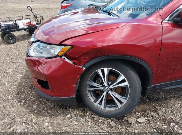 5N1AT2MV2KC804469 2019 NISSAN ROGUE Red Դիմացի տեսք
