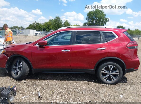 5N1AT2MV2KC804469 2019 NISSAN ROGUE Red Սալոնի հետևի տեսք